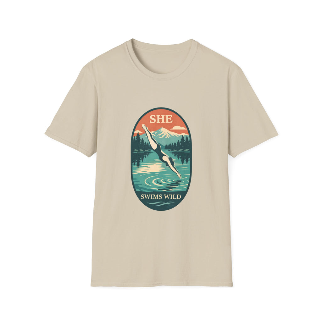 She Swims Wild T-Shirt