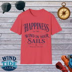 Happiness Is the Wind in Your Sails T-Shirt – Wind and Tide Club