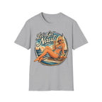 Let's Get Nautical T-Shirt – Retro Pinup Beach Sailing Graphic Tee