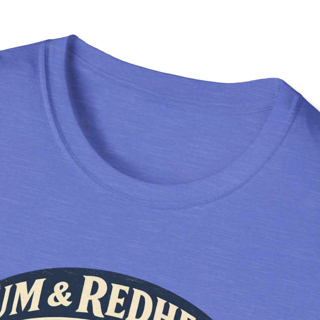 Rum & Redheads Retro Pinup T-Shirt — "Good Decisions Not Included"