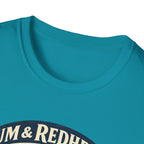 Rum & Redheads Retro Pinup T-Shirt — "Good Decisions Not Included"