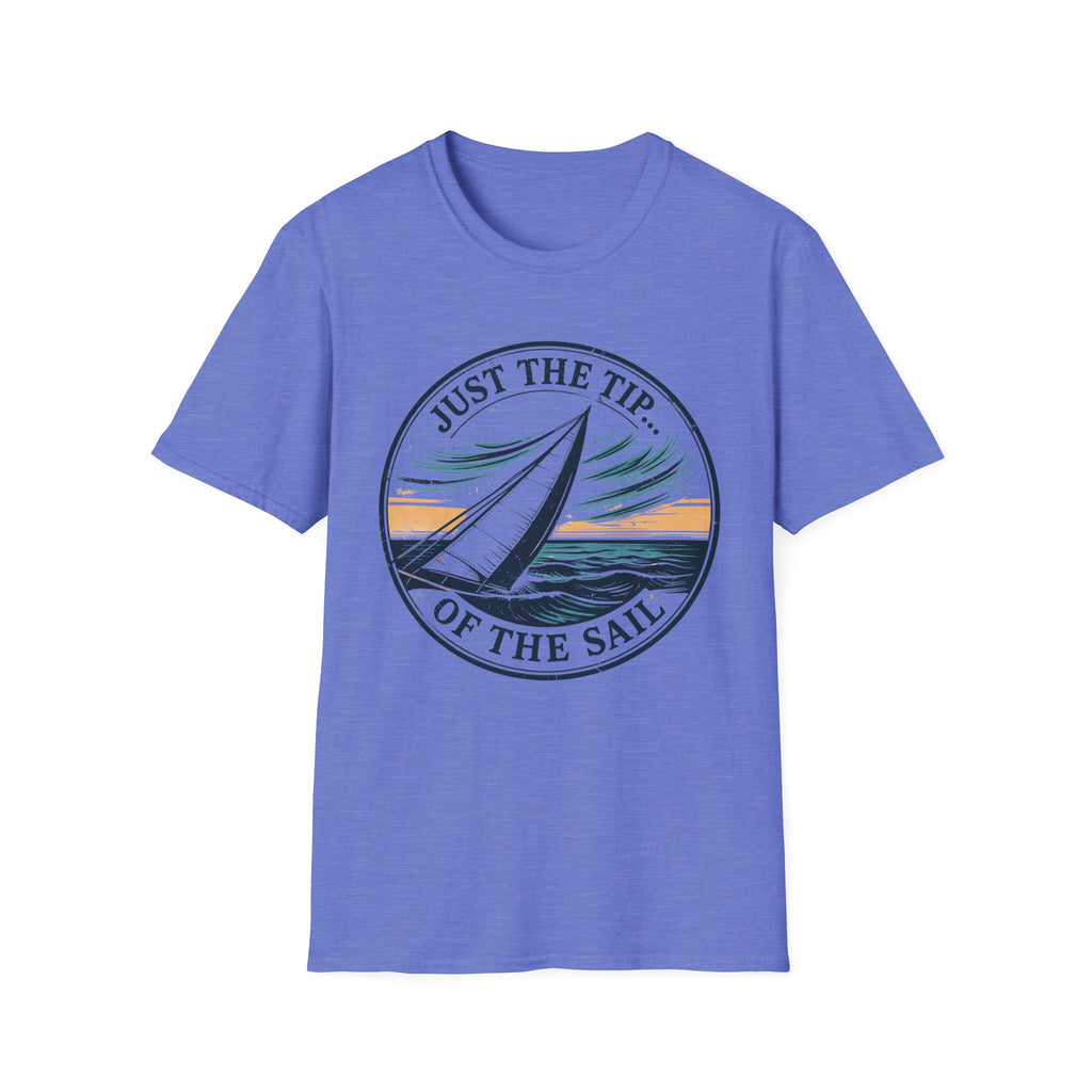 Sailboat Graphic T‑Shirt — "Just the Tip of the Sail" Nautical Tee