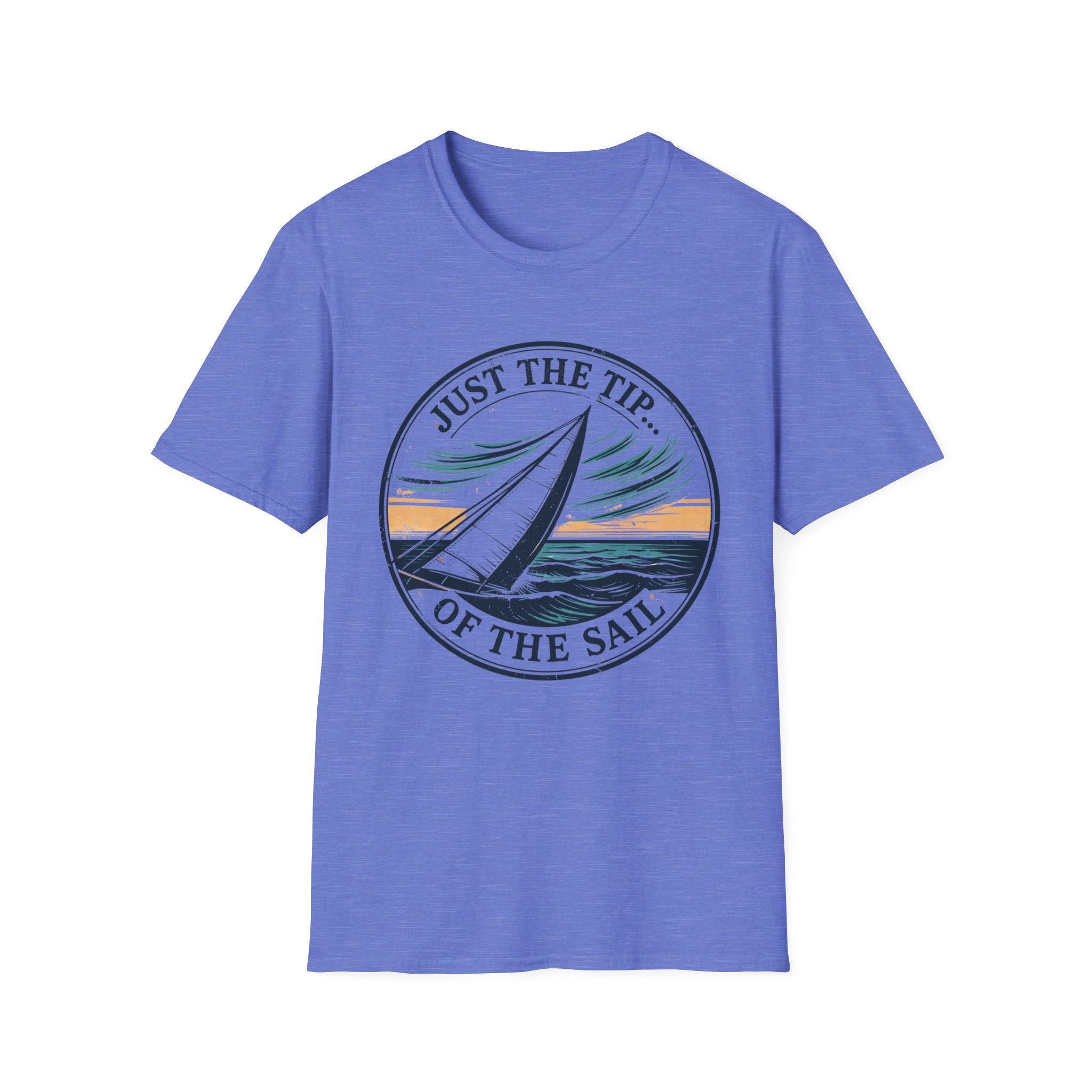 Sailboat Graphic T‑Shirt — "Just the Tip of the Sail" Nautical Tee