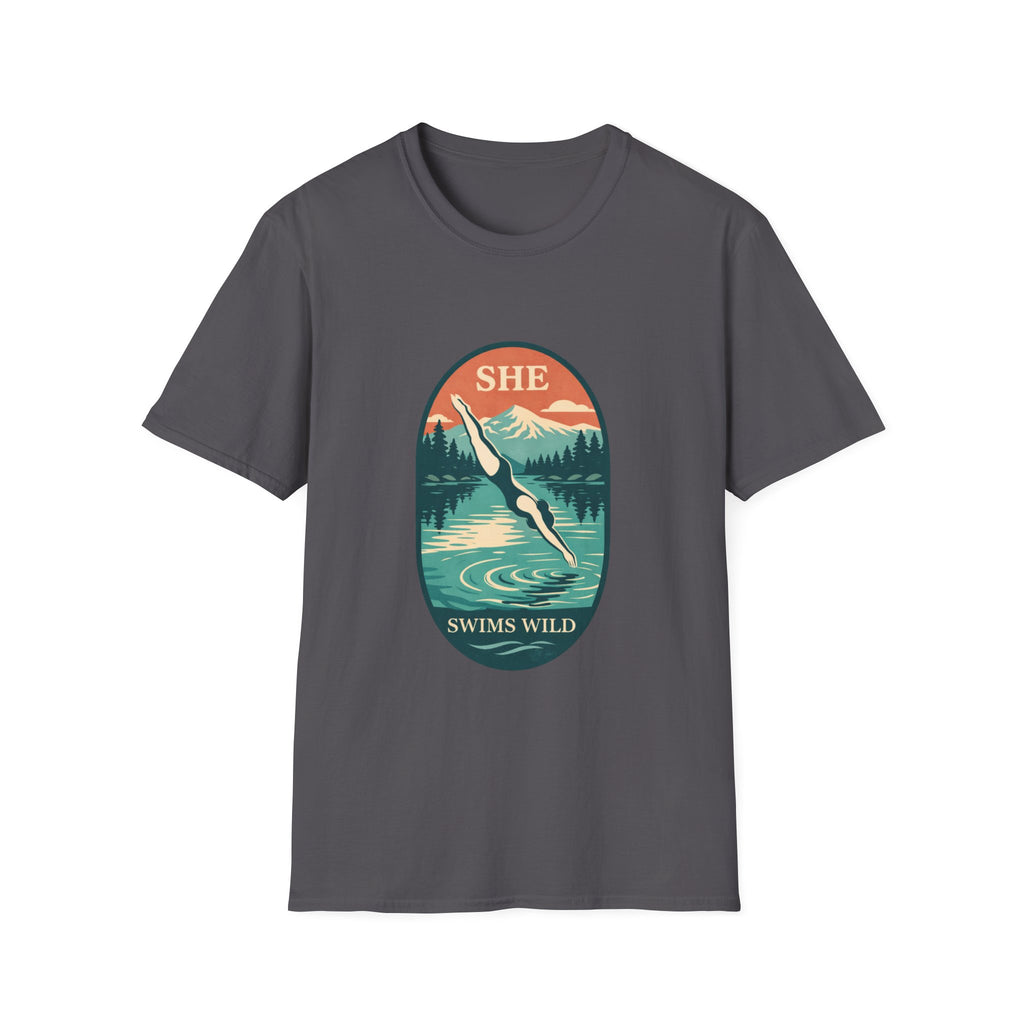 She Swims Wild T-Shirt