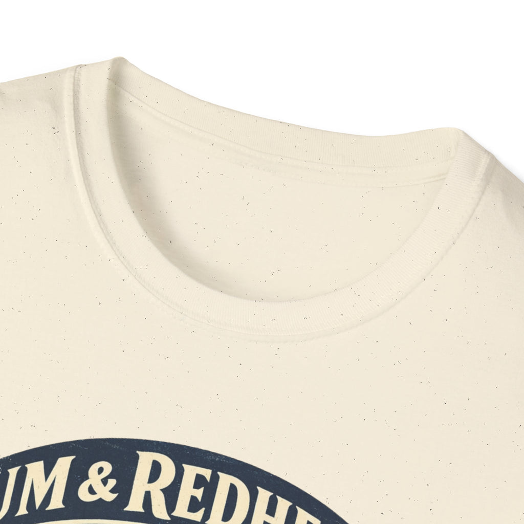 Rum & Redheads Retro Pinup T-Shirt — "Good Decisions Not Included"