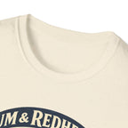 Rum & Redheads Retro Pinup T-Shirt — "Good Decisions Not Included"