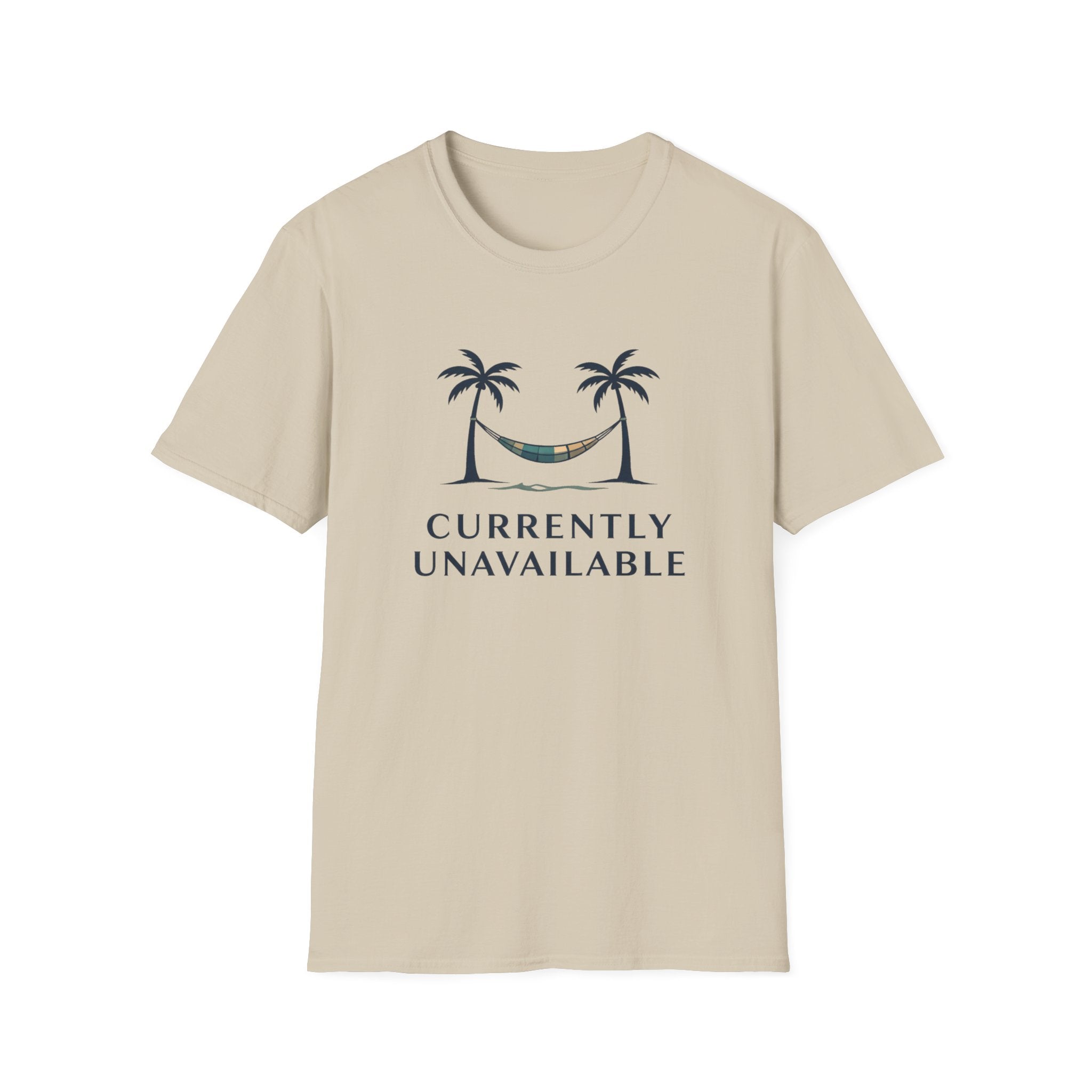 Currently Unavailable Hammock T-Shirt — Relaxed Beach Vacation Tee