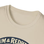 Rum & Redheads Retro Pinup T-Shirt — "Good Decisions Not Included"