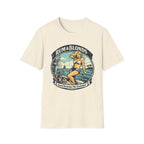 Rum & Blonds Vintage Pinup T-Shirt — 'Good Decisions Not Included' Beach Tee