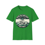 Get Wet Sailing T-Shirt — “F*ck the Forecast” Stormy Boat Graphic Tee