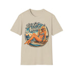 Let's Get Nautical T-Shirt – Retro Pinup Beach Sailing Graphic Tee