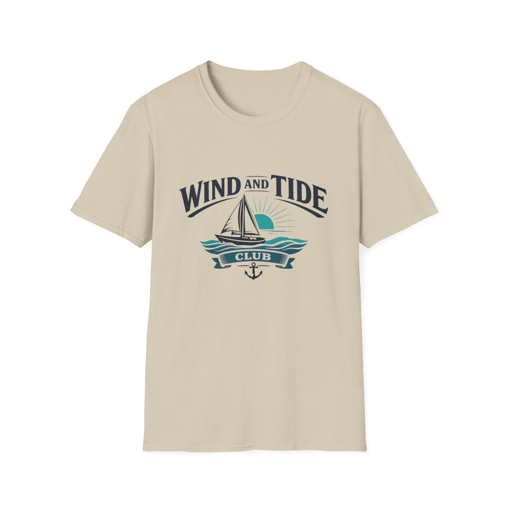 Wind and Tide Club Sailing T-Shirt — Nautical Boat Tee