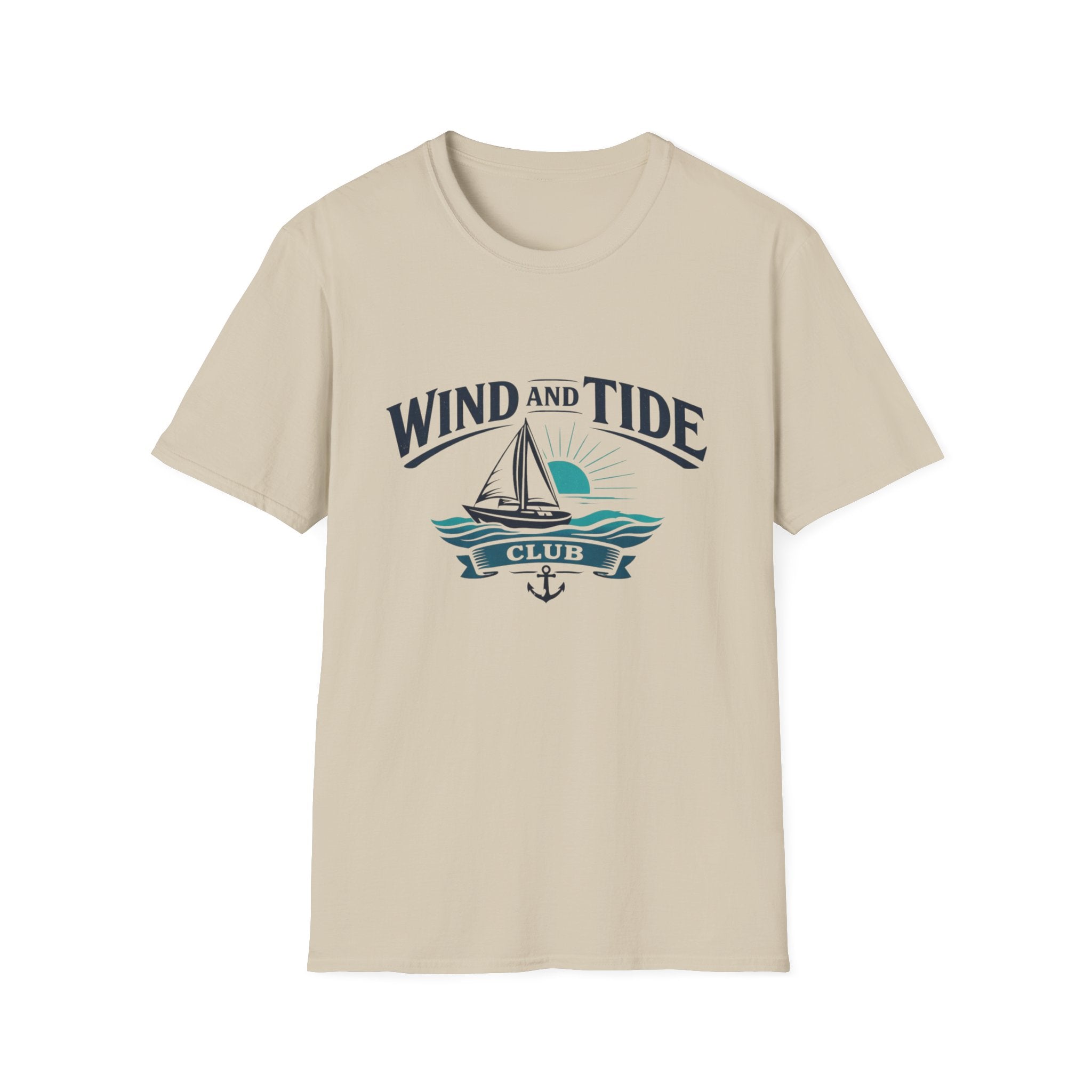 Wind and Tide Club Sailing T-Shirt — Nautical Boat Tee