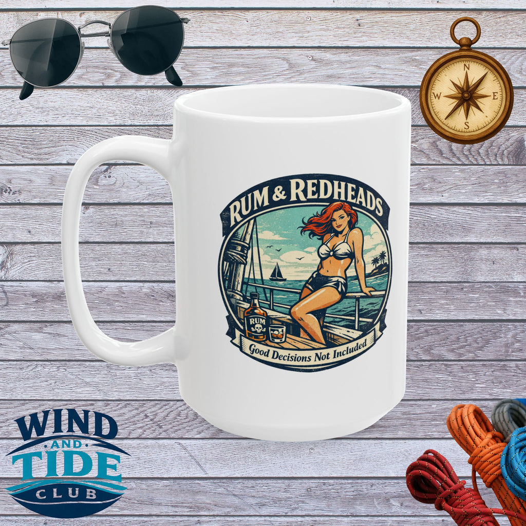"Rum & Redheads" Travel Coffee Cup (11oz/15oz)
