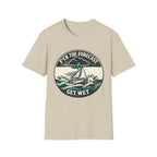 Get Wet Sailing T-Shirt — “F*ck the Forecast” Stormy Boat Graphic Tee