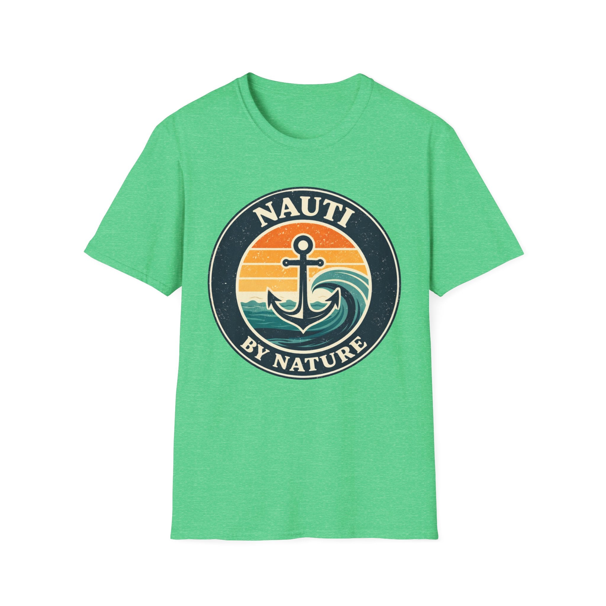 Nauti By Nature Anchor T-Shirt – Vintage Sunset Nautical Tee