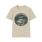 Get Wet Surf Tee — “F*ck the Forecast” Ocean Wave T-Shirt