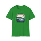 T-Shirt — "No Filter Just Water" Ocean Wave Camera Graphic