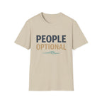 People Optional T-Shirt — Funny Beach Vibe Tee for Introverts