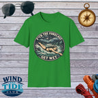 T-Shirt — "F*ck the Forecast, Get Wet" Vintage Swimmer Tee