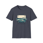 T-Shirt — "No Filter Just Water" Ocean Wave Camera Graphic