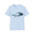 Surf Wave T‑Shirt — 'Ride It Out' Coastal Surfing Tee