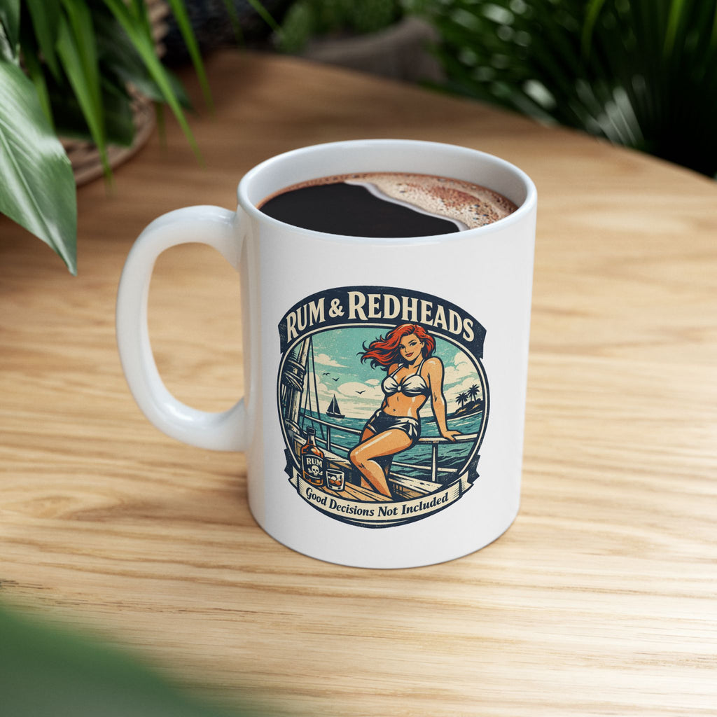 "Rum & Redheads" Travel Coffee Cup (11oz/15oz)