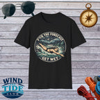 T-Shirt — "F*ck the Forecast, Get Wet" Vintage Swimmer Tee