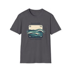 T-Shirt — "No Filter Just Water" Ocean Wave Camera Graphic