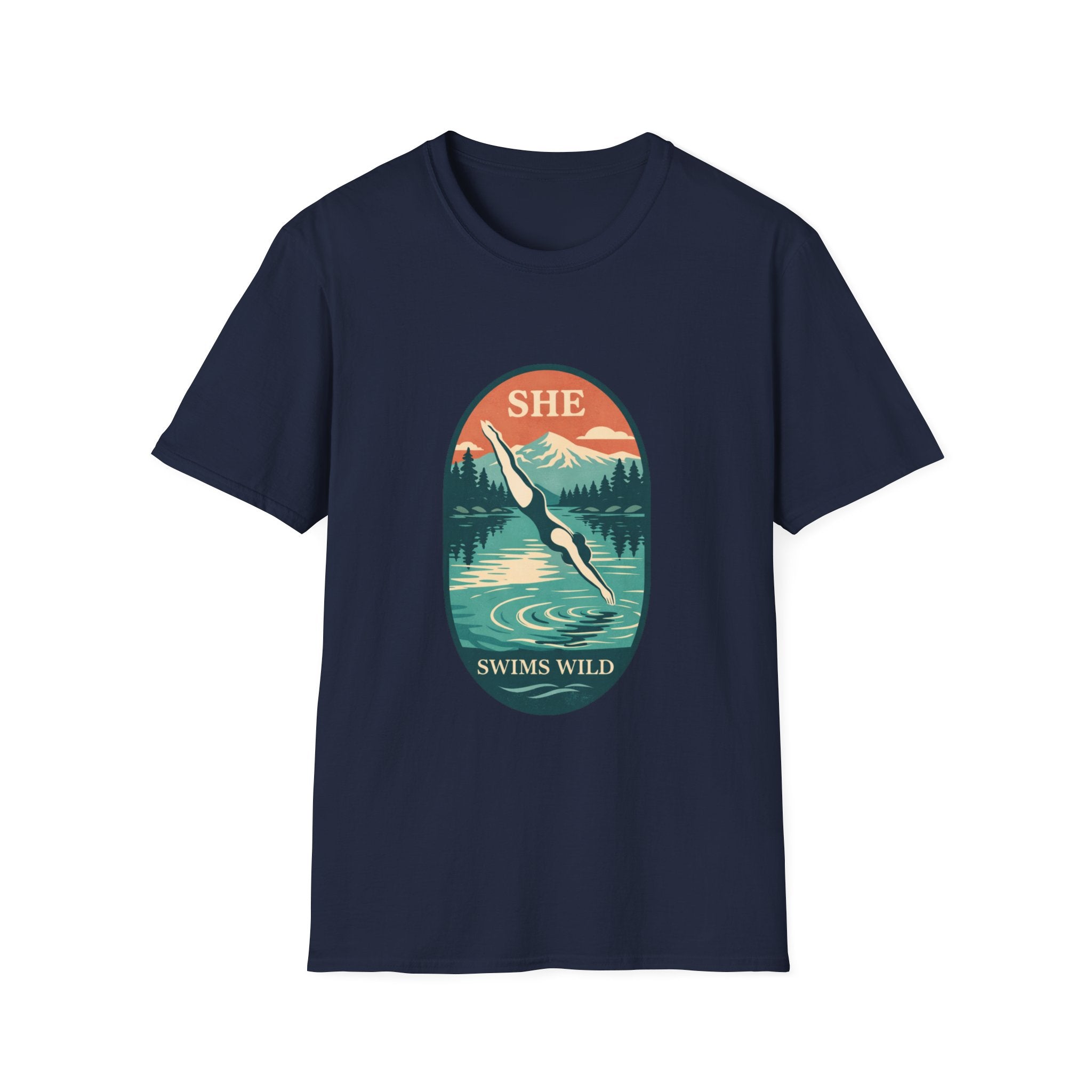 She Swims Wild T-Shirt