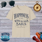 Happiness Is the Wind in Your Sails T-Shirt – Wind and Tide Club