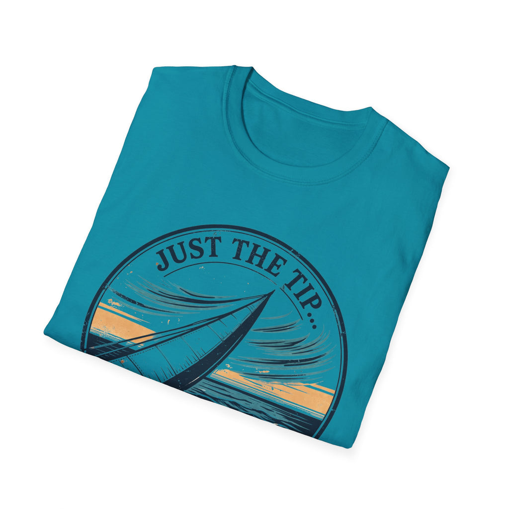 Sailboat Graphic T‑Shirt — "Just the Tip of the Sail" Nautical Tee