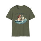 Blow Me Offshore Sailboat Tee — Vintage Pinup Sailing T-Shirt