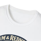 Rum & Redheads Retro Pinup T-Shirt — "Good Decisions Not Included"