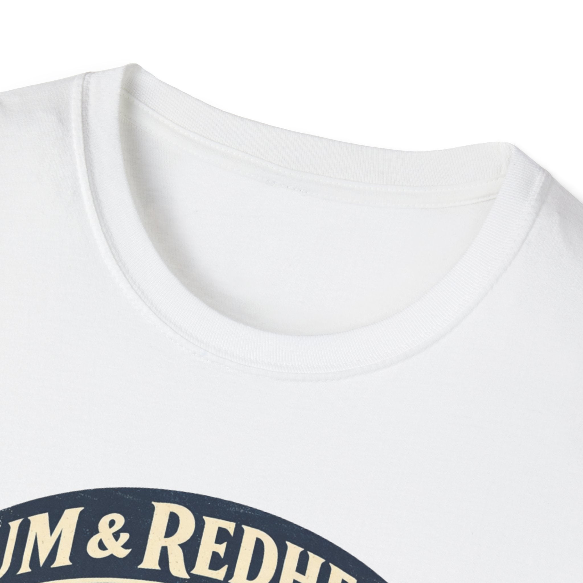 Rum & Redheads Retro Pinup T-Shirt — "Good Decisions Not Included"