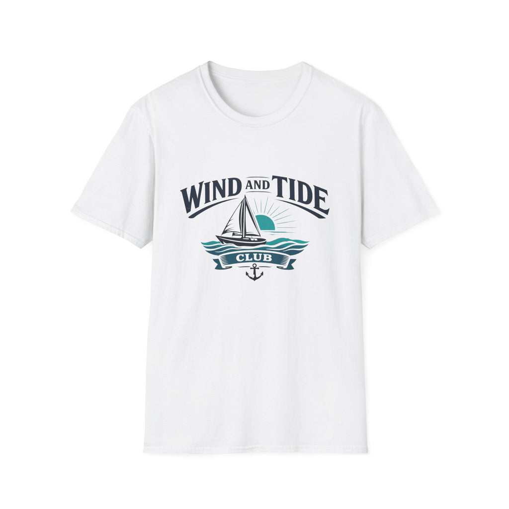 Wind and Tide Club Sailing T-Shirt — Nautical Boat Tee