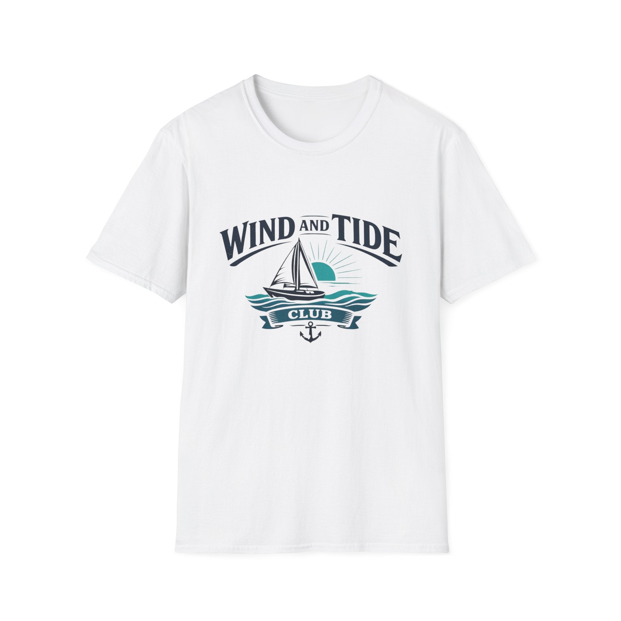 Wind and Tide Club Sailing T-Shirt — Nautical Boat Tee