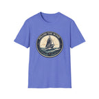 Nautical 'Follow the Wind' Sailboat T-Shirt – Vintage Ocean Crew Tee