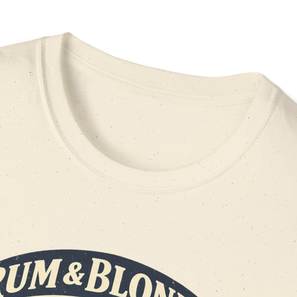 Rum & Blonds Vintage Pinup T-Shirt — 'Good Decisions Not Included' Beach Tee