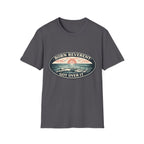 Born Reverent Ocean T-Shirt — "Got Over It" Retro Sunrise Graphic