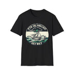 Get Wet Sailing T-Shirt — “F*ck the Forecast” Stormy Boat Graphic Tee