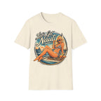 Let's Get Nautical T-Shirt – Retro Pinup Beach Sailing Graphic Tee