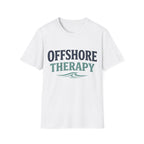 Offshore Therapy T-Shirt — Coastal Waves Beach Relaxation Tee