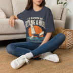 I’d Rather Be Flying a Hull T-Shirt – Wind and Tide Club