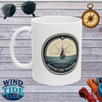 Nautical Compass Ceramic Mug — Wind & Tide Club 11oz/15oz