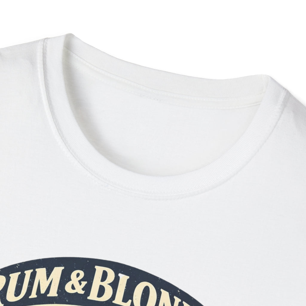 Rum & Blonds Vintage Pinup T-Shirt — 'Good Decisions Not Included' Beach Tee
