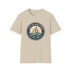 Sailboat Tee — "Leave the Shore Behind" Nautical Adventure T-Shirt