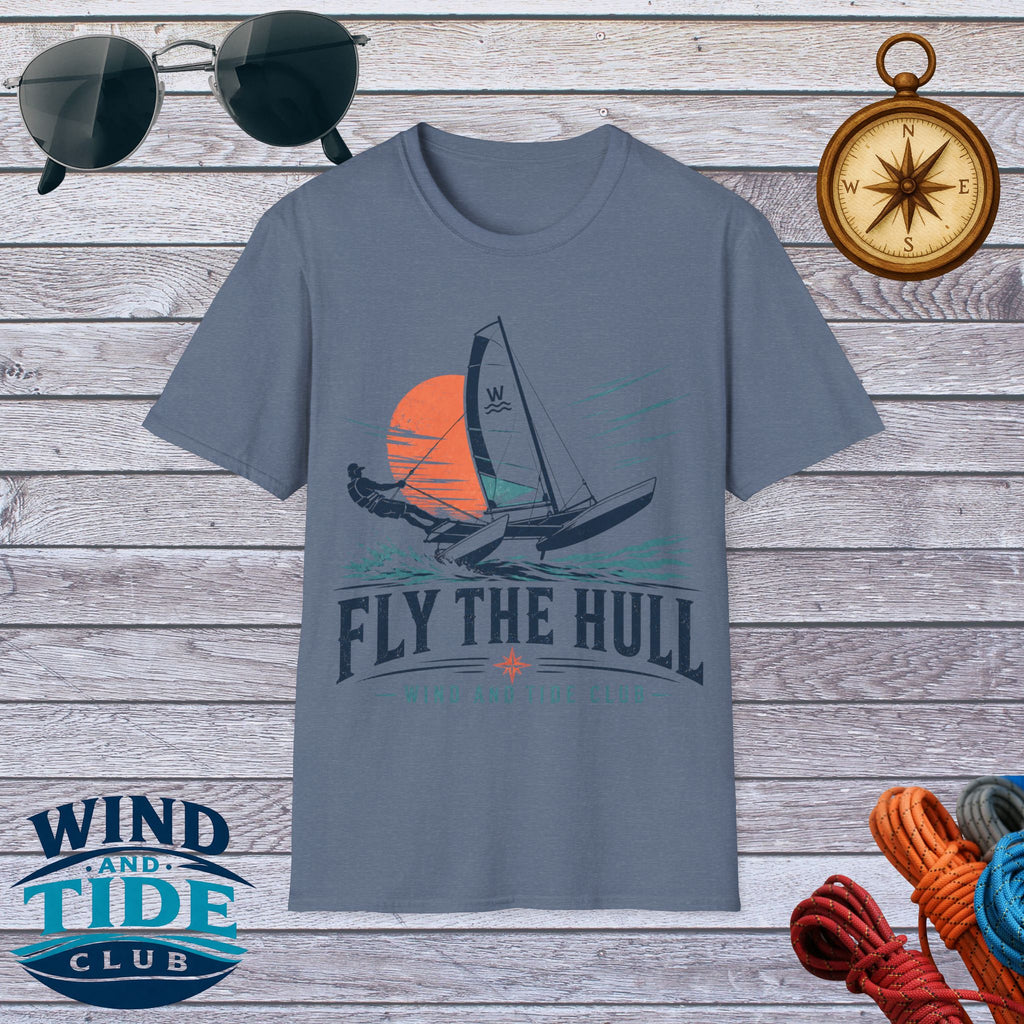 Fly the Hull T-Shirt – Wind and Tide Club