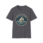 Sailboat Graphic Tee — "Wind Over Worries" Nautical T-Shirt
