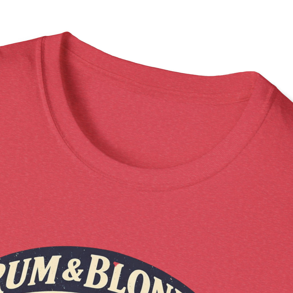 Rum & Blonds Vintage Pinup T-Shirt — 'Good Decisions Not Included' Beach Tee